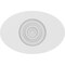 Ekena Millwork Standard Dalton Bullseye Rosette with Square Edge, 6"W x 4"H x 3/4"P ROSP060X040X075DAL02 - alternate 4